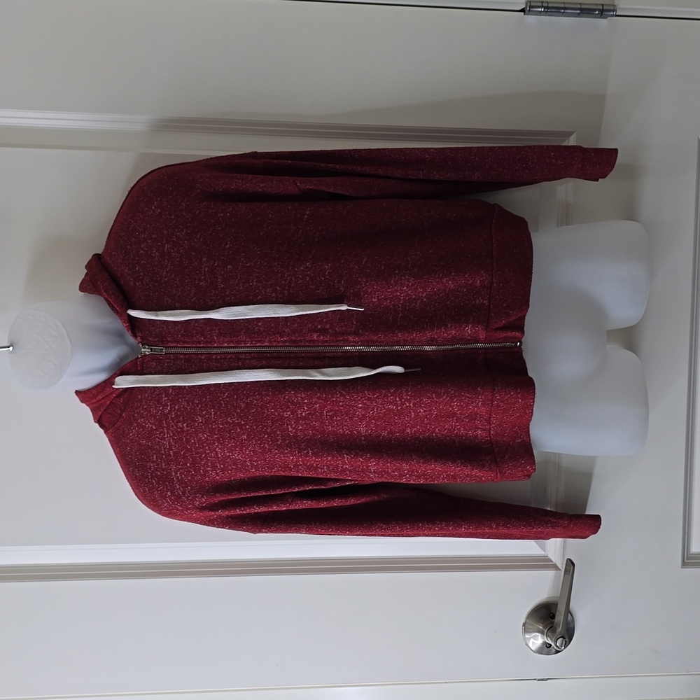 Forever 21 Lightweight Red Hoodie Size Small
